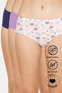 Navy Violet Pink AOP